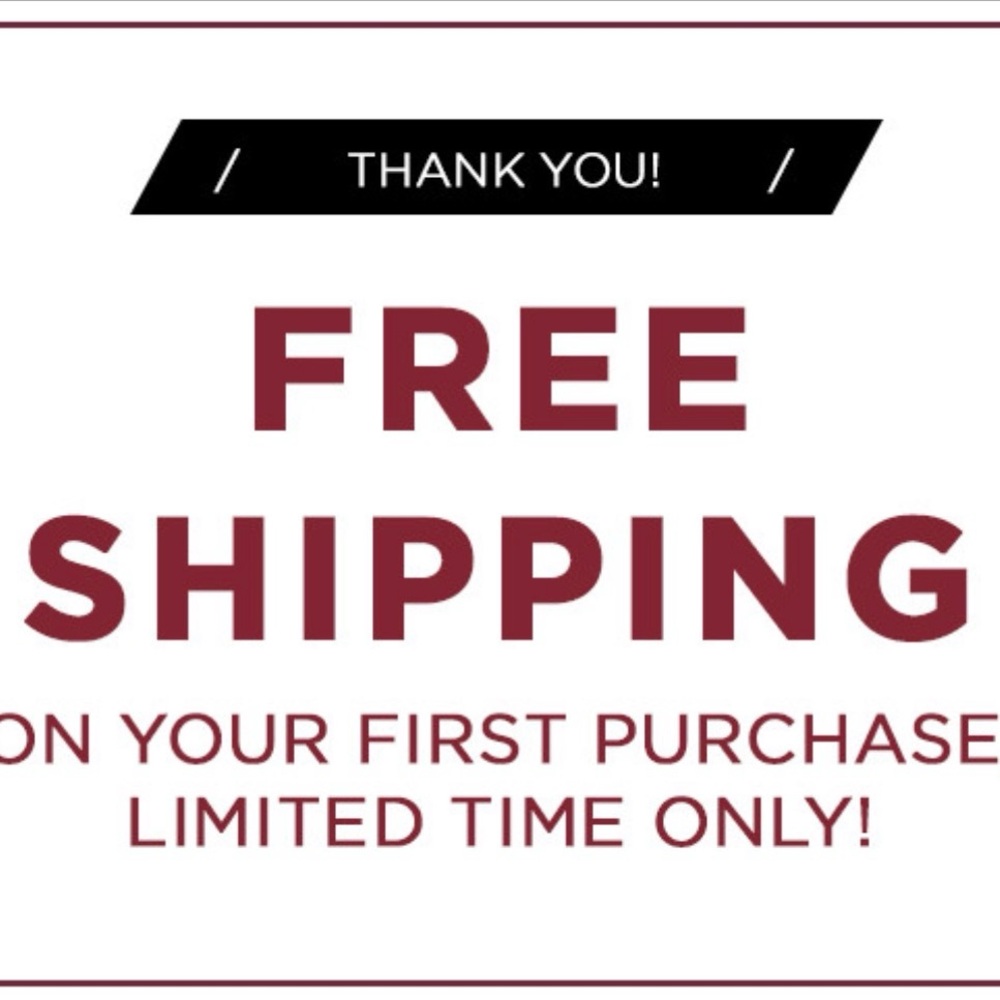 Free Shipping Offer Sign
